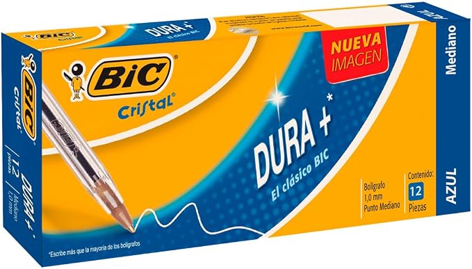 PLUMA BIC M-250 P. MEDIANO AZUL